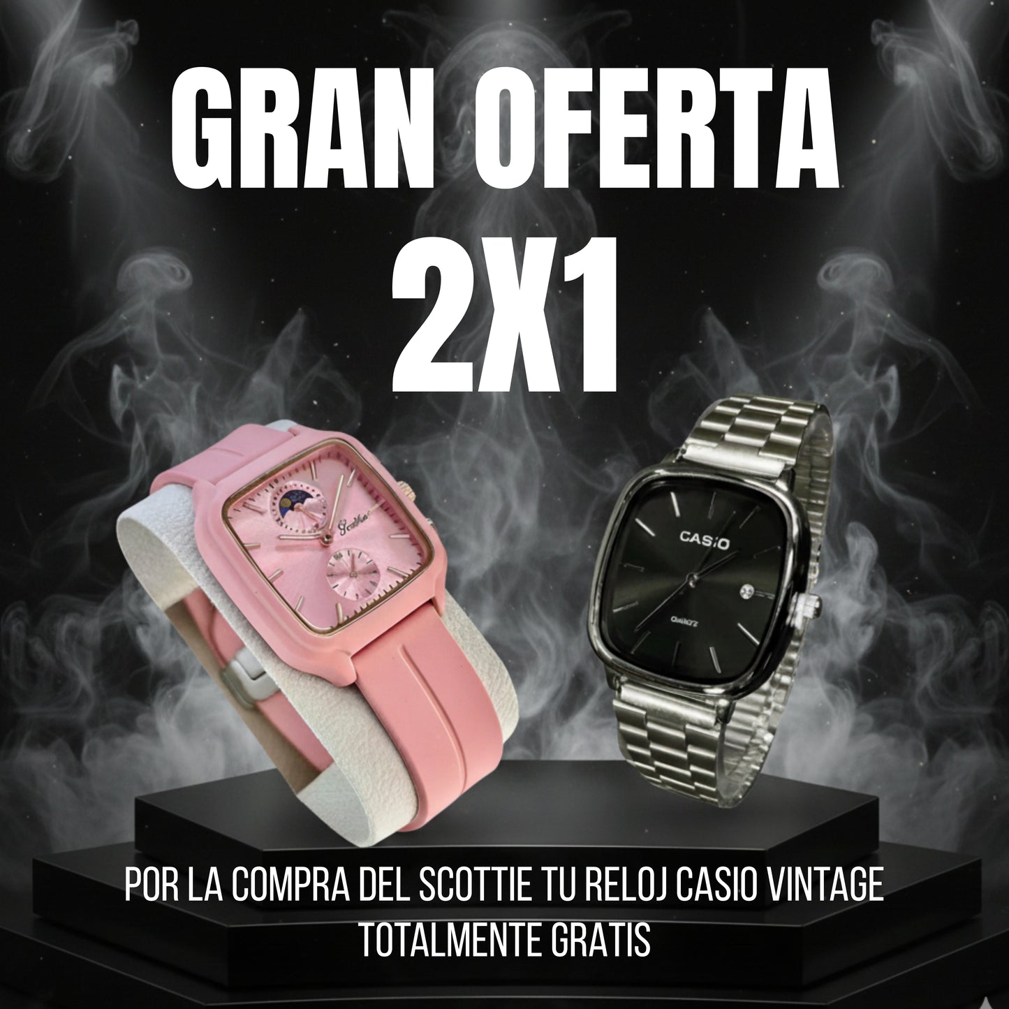 RELOJ SCOTTIE FASE LUNAR + RELOJ VINTAGE