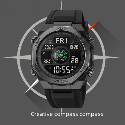 COMBO RELOJ BRUJULA + SKMEI SOLAR