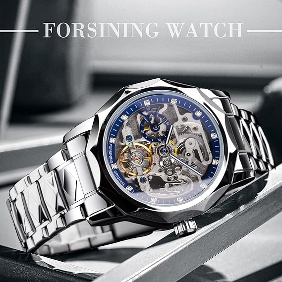 RELOJ FORSINING DIAMOND SKELETON AUTOMÁTICO - P