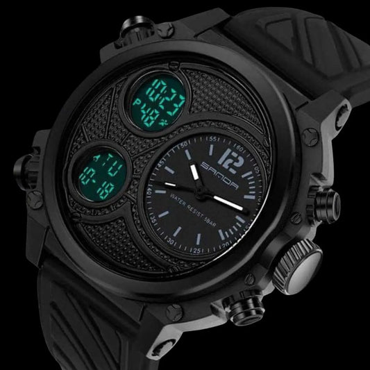 RELOJ SANDA 3002 NEGRO - P1