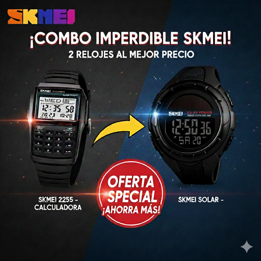 COMBO SKMEI 2255 Y SKMEI SOLAR