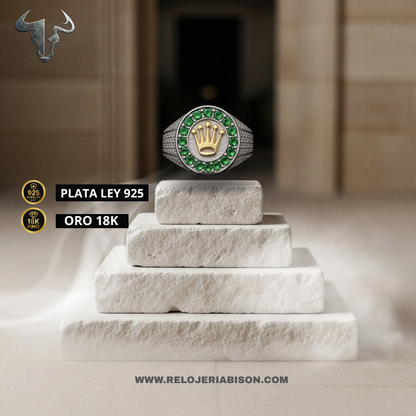 Anillo en plata Luxu