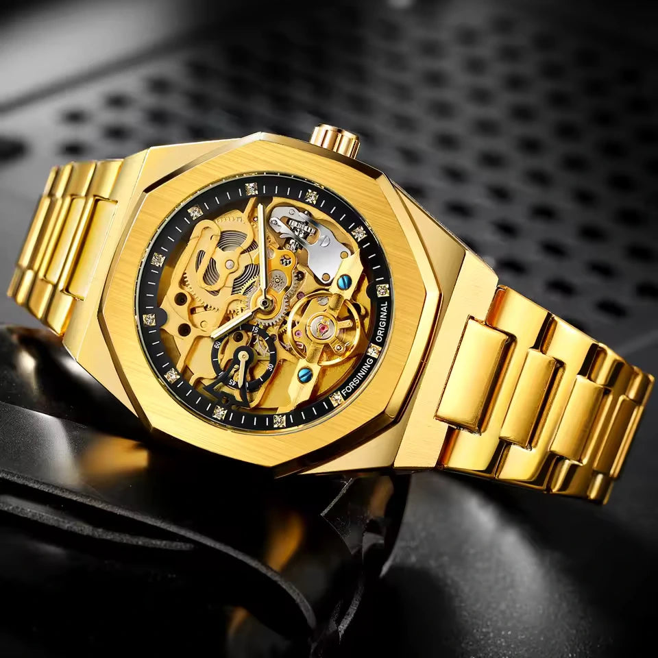 RELOJ AUTOMÁTICO FORSINING OCTAGONAL