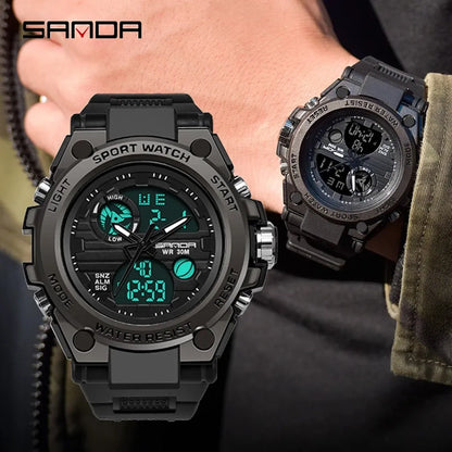 RELOJ SANDA 739 NEGRO - PV