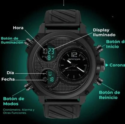 RELOJ SANDA 3002 - P